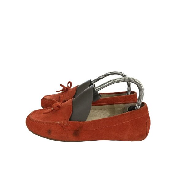 Michael Kors Womens  Size 5M rust Suede Leather driving Loafers Slip-On Shoes - Picture 3 of 8